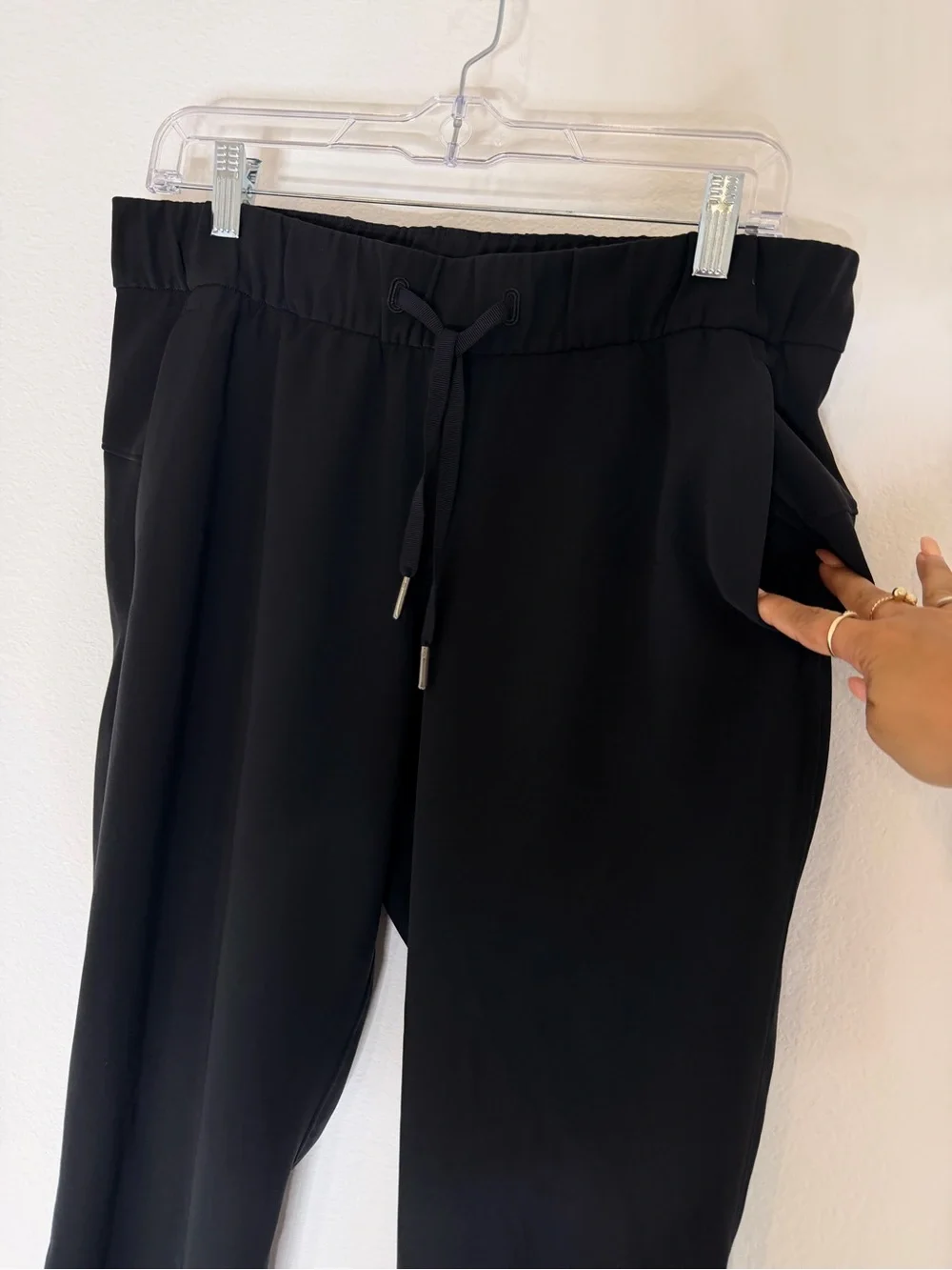 Lululemon Athletica On The Fly Pant Full Length 31” Black Size 8 Luxtreme